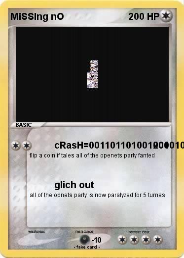 Pokemon MiSSIng nO