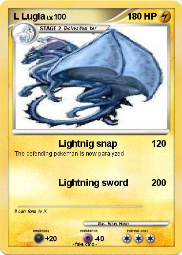 Pokemon L Lugia
