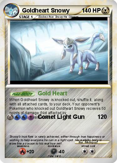 Pokemon Goldheart Snowy
