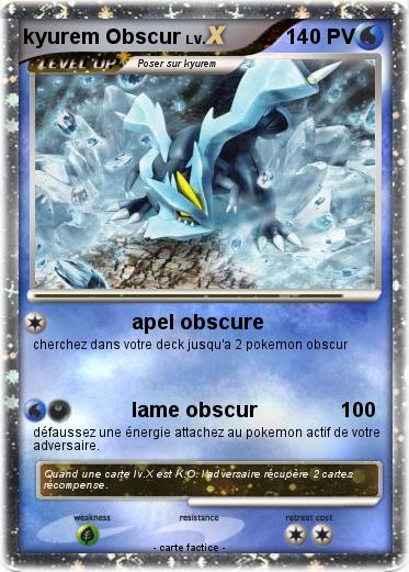 Pokemon kyurem Obscur