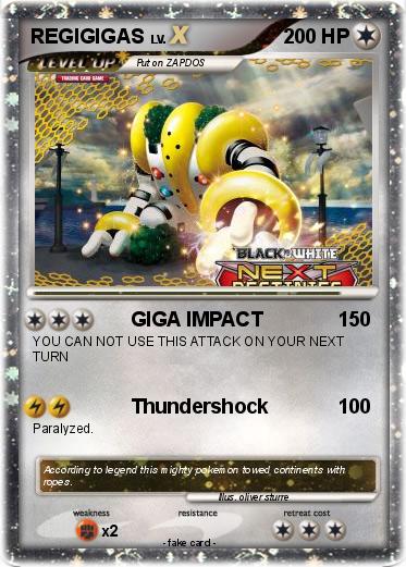 Pokemon REGIGIGAS