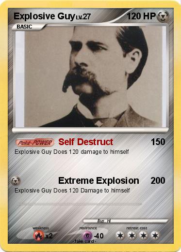 Pokemon Explosive Guy