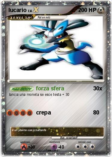 Pokemon lucario