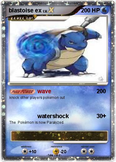 Pokemon blastoise ex
