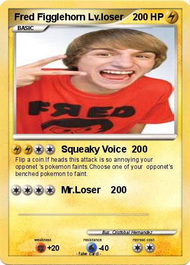 Pokemon Fred Figglehorn Lv.loser