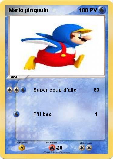 Pokemon Mario pingouin