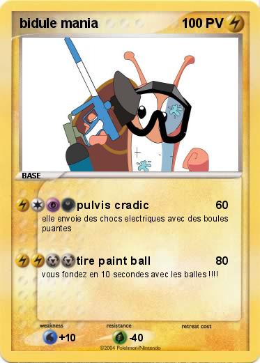 Pokemon bidule mania