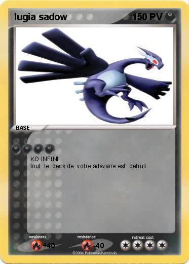 Pokemon lugia sadow