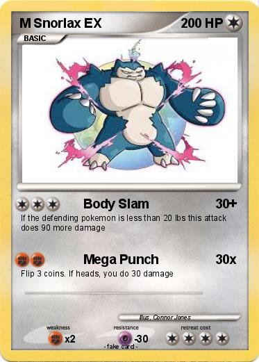 Pokemon M Snorlax EX