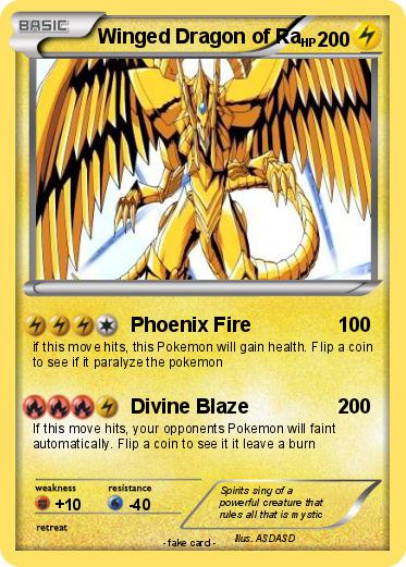 Pokemon Winged Dragon of Ra