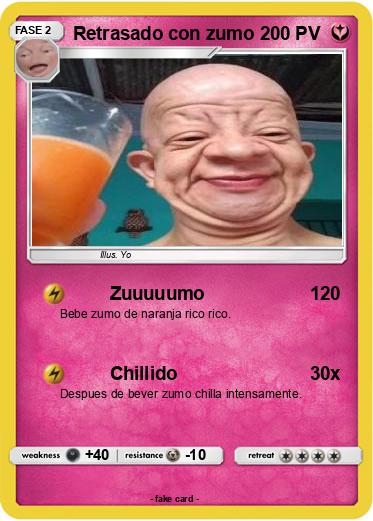 Pokemon Retrasado con zumo