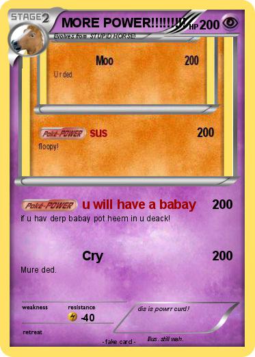 Pokemon MORE POWER!!!!!!!!!