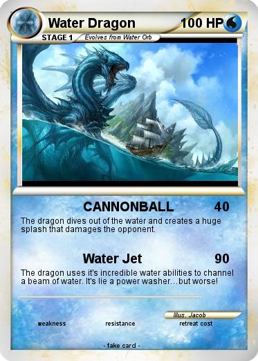 Pokemon Water Dragon