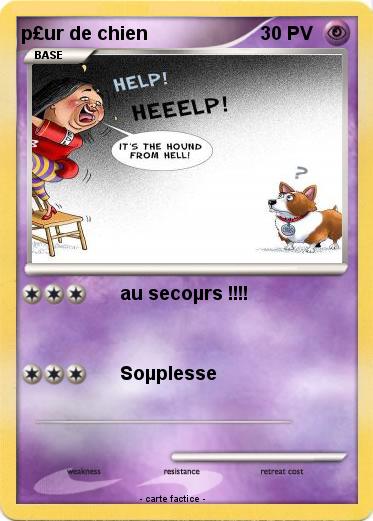 Pokemon p£ur de chien
