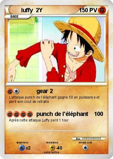 Pokemon luffy  2Y