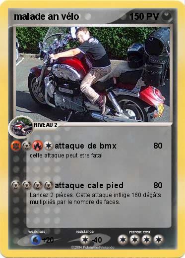 Pokemon malade an vélo