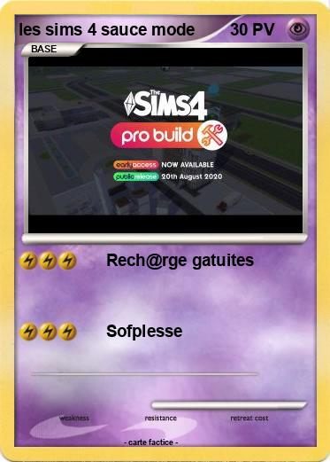 Pokemon les sims 4 sauce mode