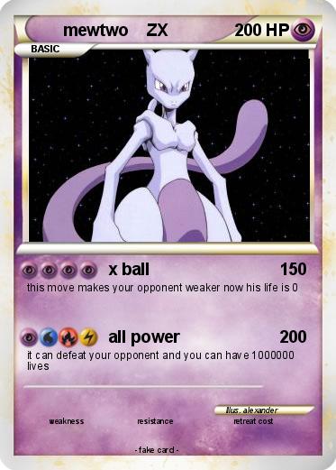 Pokemon mewtwo    ZX