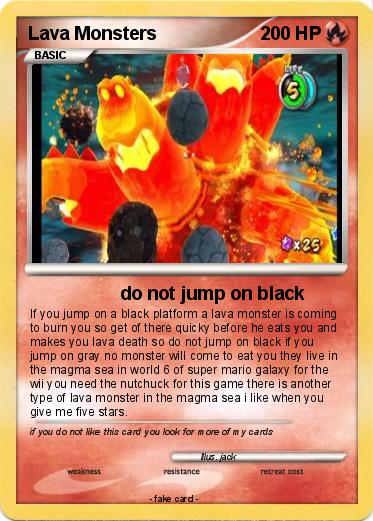 Pokemon Lava Monsters