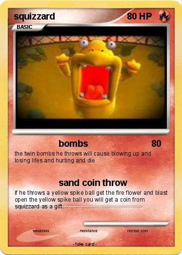 Pokemon squizzard