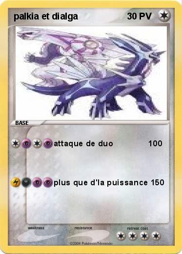 Pokemon palkia et dialga