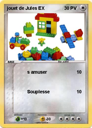 Pokemon jouet de Jules EX