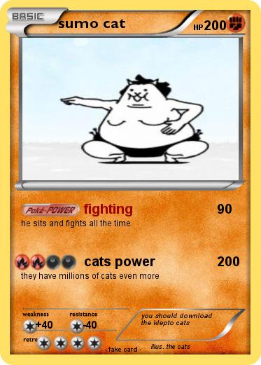Pokemon sumo cat