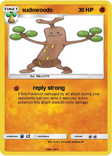 Pokemon sudowoodo