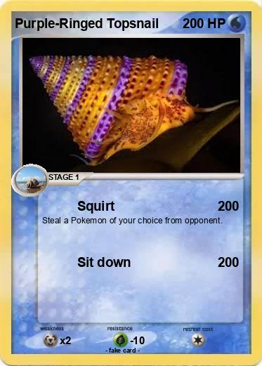 Pokemon Purple-Ringed Topsnail