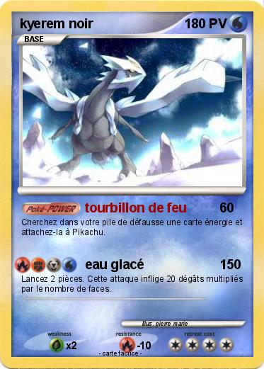 Pokemon kyerem noir