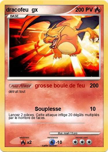 Pokemon dracofeu  gx