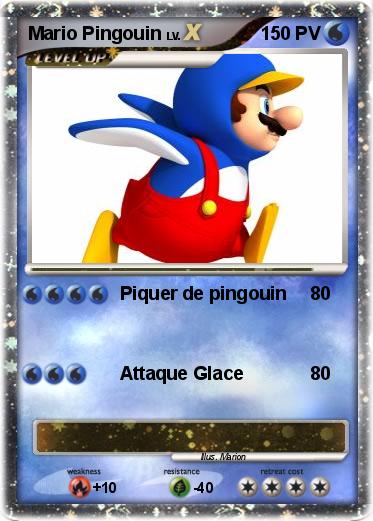 Pokemon Mario Pingouin