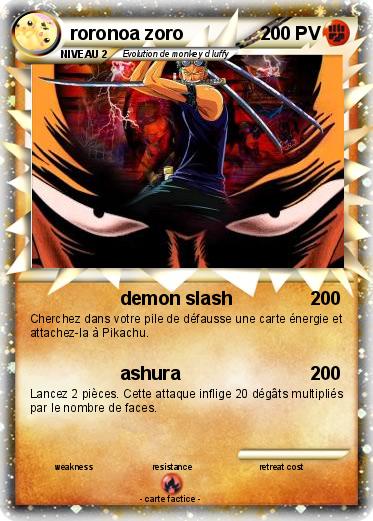 Pokemon roronoa zoro