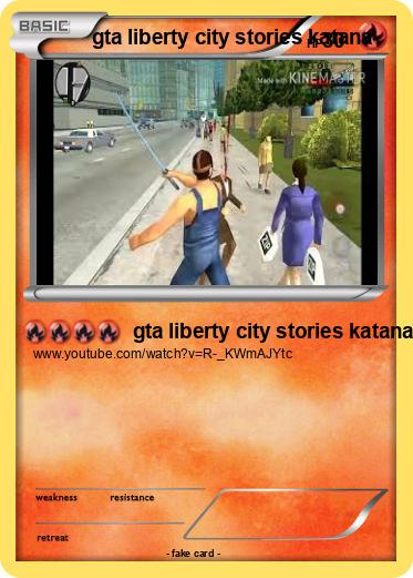 Pokemon gta liberty city stories katana
