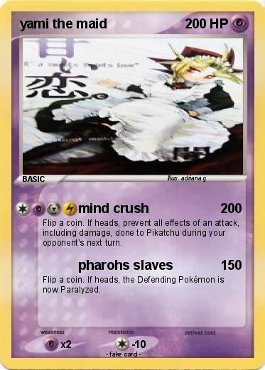 Pokemon yami the maid