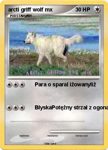 Pokemon arcti griff wolf mx