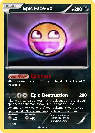 Pokemon Epic Face-EX
