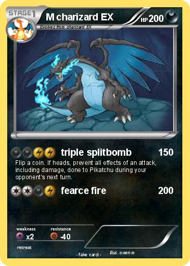 Pokemon M charizard EX