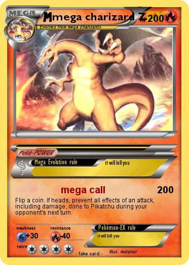 Pokemon mega charizard Z