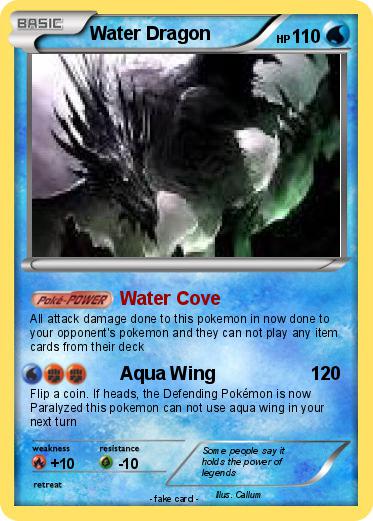 Pokemon Water Dragon