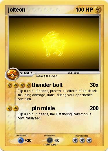 Pokemon jolteon