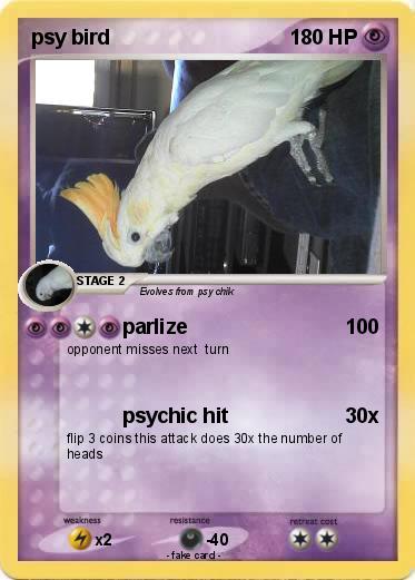 Pokemon psy bird