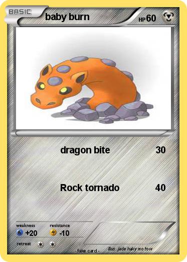 Pokemon baby burn