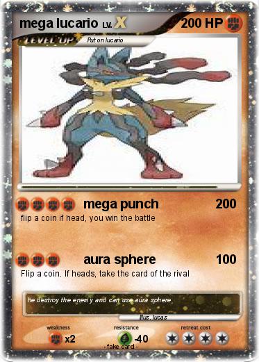 Pokemon mega lucario