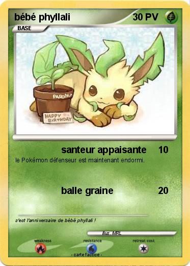 Pokemon bébé phyllali