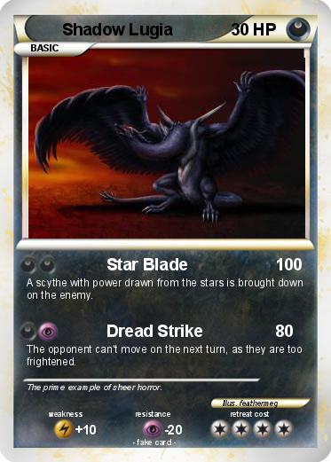 Pokemon Shadow Lugia