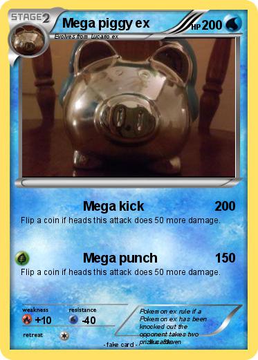 Pokemon Mega piggy ex