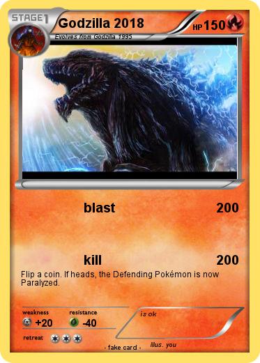 Pokemon Godzilla 2018