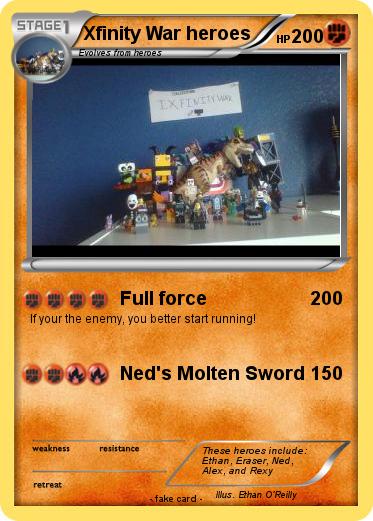 Pokemon Xfinity War heroes