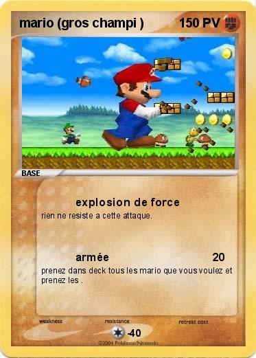 Pokemon mario (gros champi )